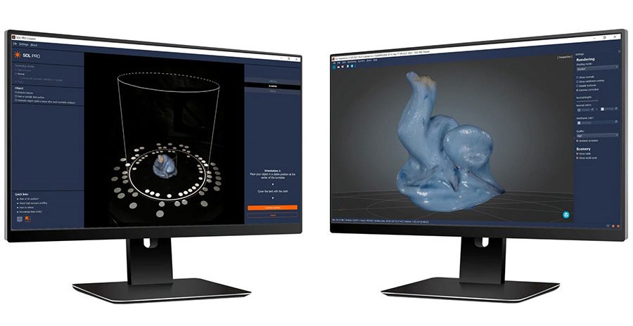 SOL 3D PRO Scanning Software